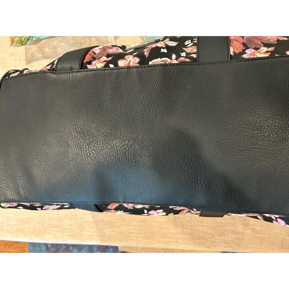 Madden Girl Floral Tote/Duffel Bag - Picture 8 of 9